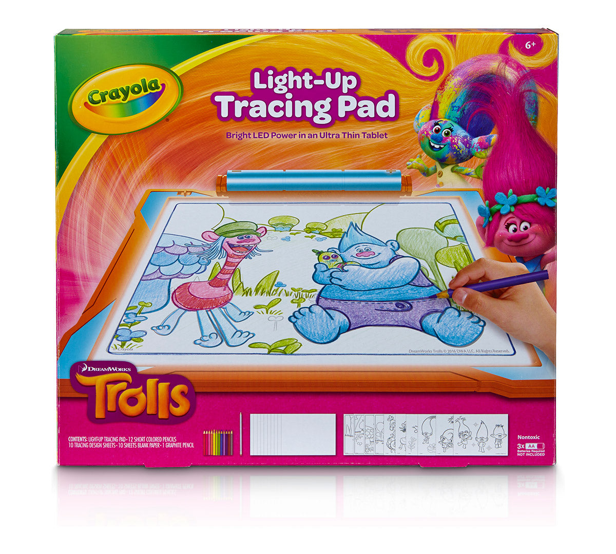 Trolls Light-Up Tracing Pad - US 3575