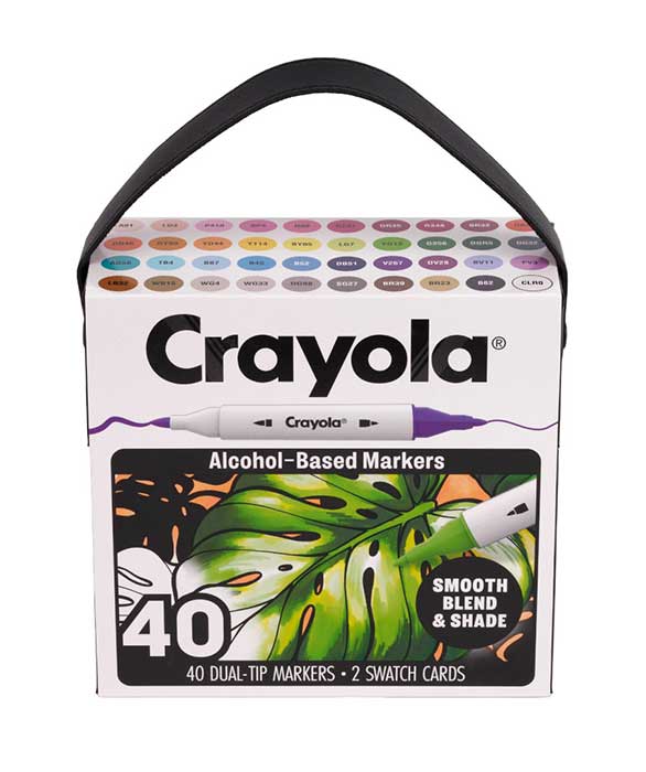 Crayola Dual-Tip Alcohol-Based Markers, 40 count set - US 7843